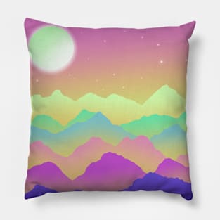 Space Landscape Pillow