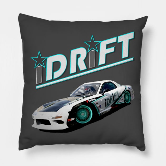 Team iDRiFT Pillow by RodeoEmpire