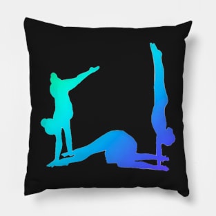 An acrobatic women’s trio Pillow