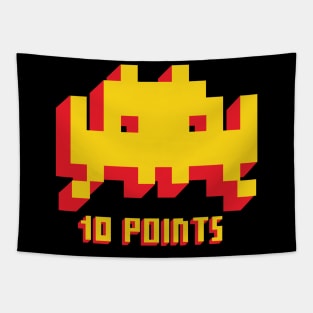 10 Points Vintage Video Game Tapestry