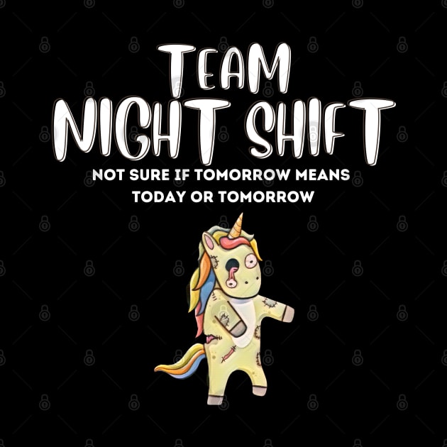 Night Shift Team - Zombie Unicorn! by Barts Arts