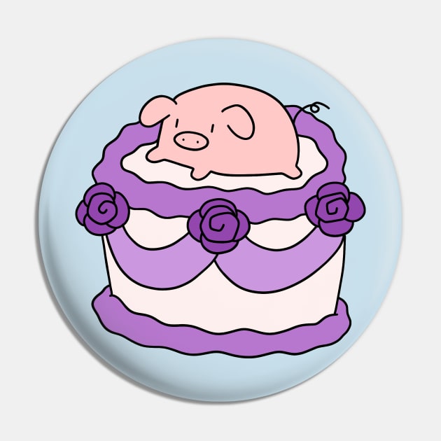 Birthday Cake Piggy Pin by saradaboru