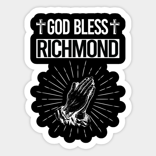 God Bless Richmond - Richmond - Sticker