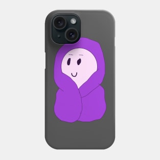 Guy in a Purple Blanket Phone Case