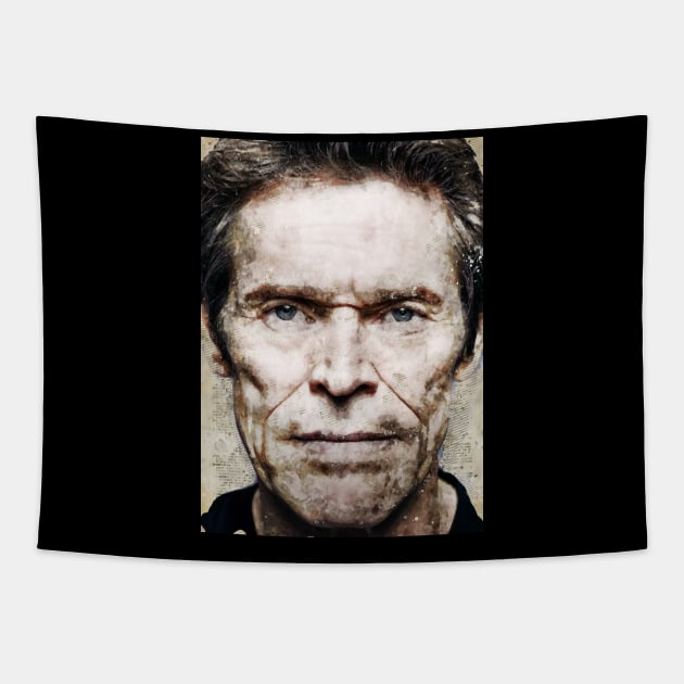 Willem Dafoe Tapestry by Durro