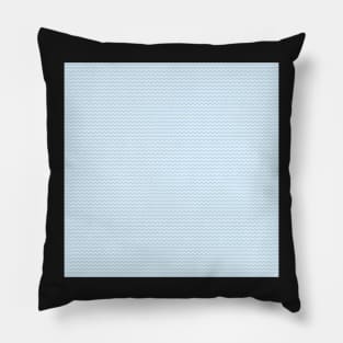 Alice Blue Chevron Pillow