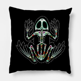 Day of the Dead Frog Pillow