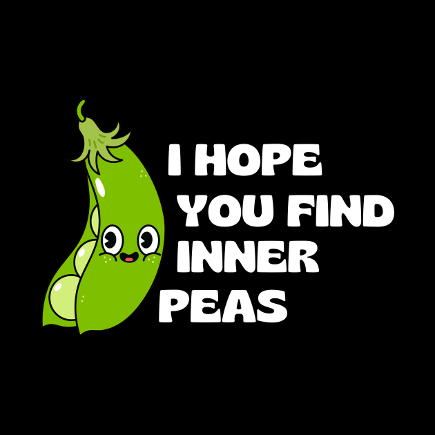 I Hope You Find Inner Peas | Cute Peas Pun by Allthingspunny