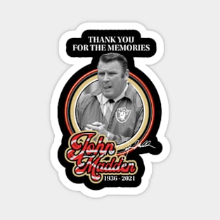 LEGEND JOHN MADDEN Magnet