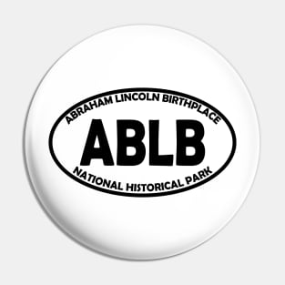 Abraham Lincoln Birthplace National Historical Park oval Pin