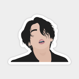 BTS Jungkook Long Hair JK Magnet