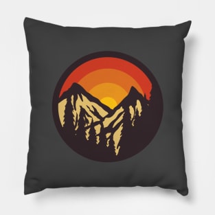 Mountain Sunset Pillow