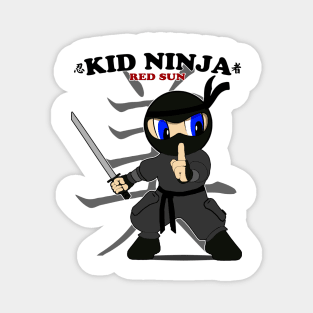 Kid Ninja Red Sun - Anime Manga Magnet