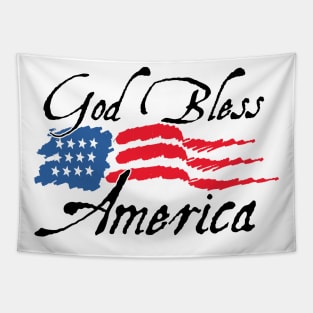 God Bless America Tapestry