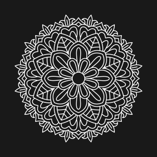 White mandala T-Shirt