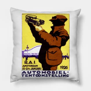 1926 Dutch Car Show Pillow