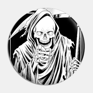 Blackcraft the Grim Reaper Wants you Death Tarot Card XIII Pin