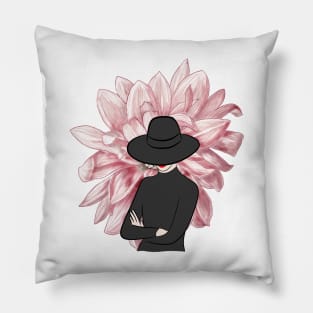 Dahlia-Inspired Style Pillow