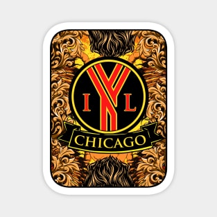 CHICAGO LOGO Magnet