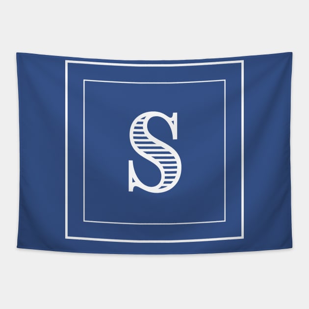 S Monogram Tapestry by PSCSCo