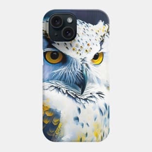 White Owl Design Phone Case