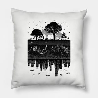 Earth Timelines Pillow