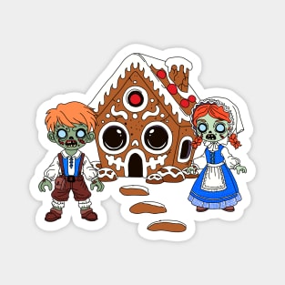 Zombie Hansel and Gretel Magnet