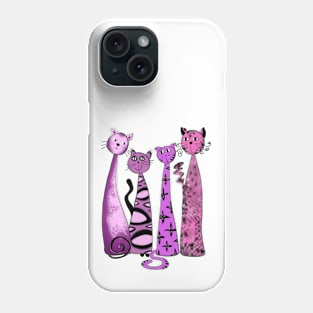 Pink cats Phone Case