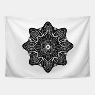 Black African Mandala Tapestry