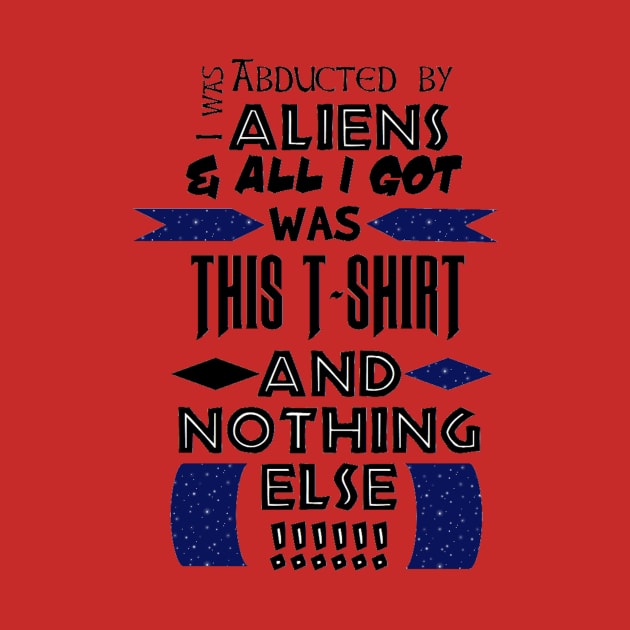 Alien Abduction Tee by BubbaWorldComix