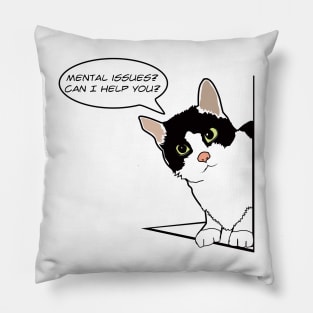 Cat can help Pillow