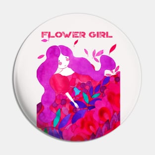 Flower girl Pin