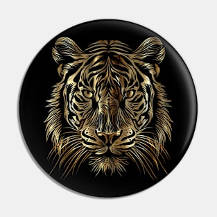 Tiger Color Rareness Pin