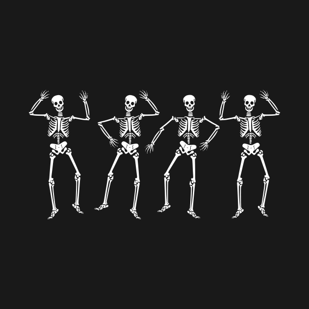 Dancing Halloween Skeletons by everinseason