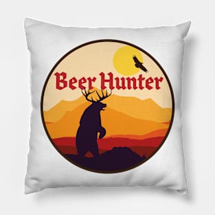 Beer Hunter Pillow