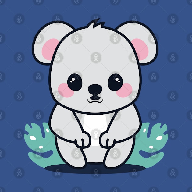 Cute Koala Baby by JS Arts