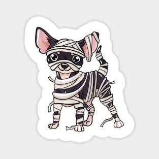 Chihuahua Mummy Illustration Magnet