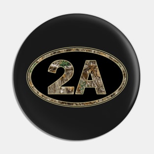 2a CAMO  2nd Amendment Pin