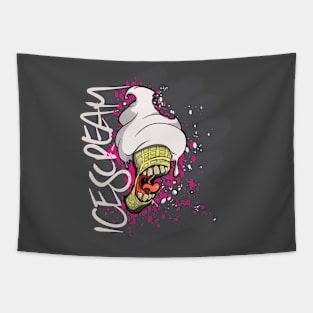 Funny IceCream “IceScream” Tapestry