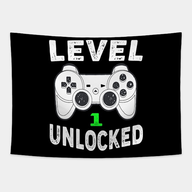 Level 1 Unlocked Tapestry by Aliaksandr