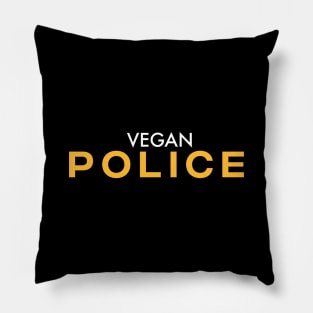 Vegan police Pillow