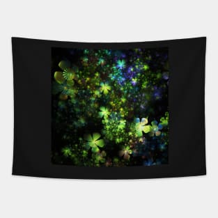 Green flowers Tapestry