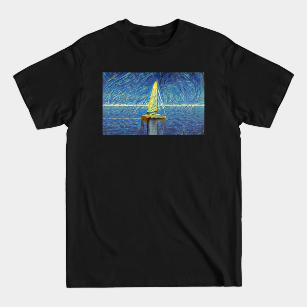 Discover Sailboat on the sea - Sailboat - T-Shirt