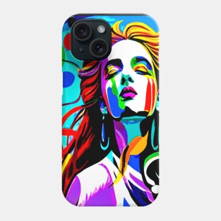 Beautiful Woman Music Vibes Phone Case