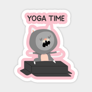 Cat Design- Yoga Magnet