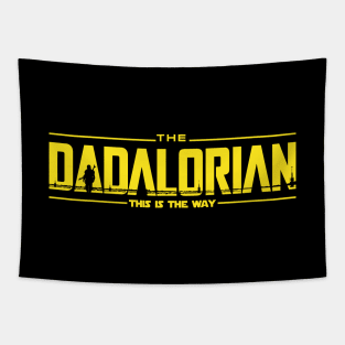 The Dadalorian Star Funny Father's Day Tapestry