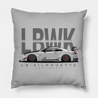 LBWK Silhouette GTR R35 (Ultimate White) Pillow