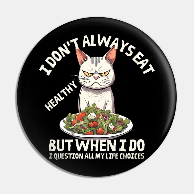 Funny cat This is why I chase birds Pin by "Artistic Apparel Hub"