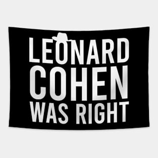 Leonard Cohen was right Tapestry