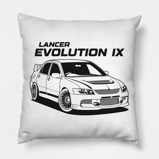 Evo 9 Pillow by squealtires